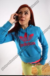 Nina Calling Cellphone